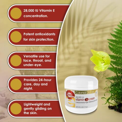 Konzentrierte Vitamin E Feuchtigkeitscreme 28.000 I.E. for Hydrating & Moistur... - Bild 8 von 8