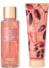 Set Victoria's Secret Rich Honeysuckle Apricot Body mist Perfume  Body Lotion