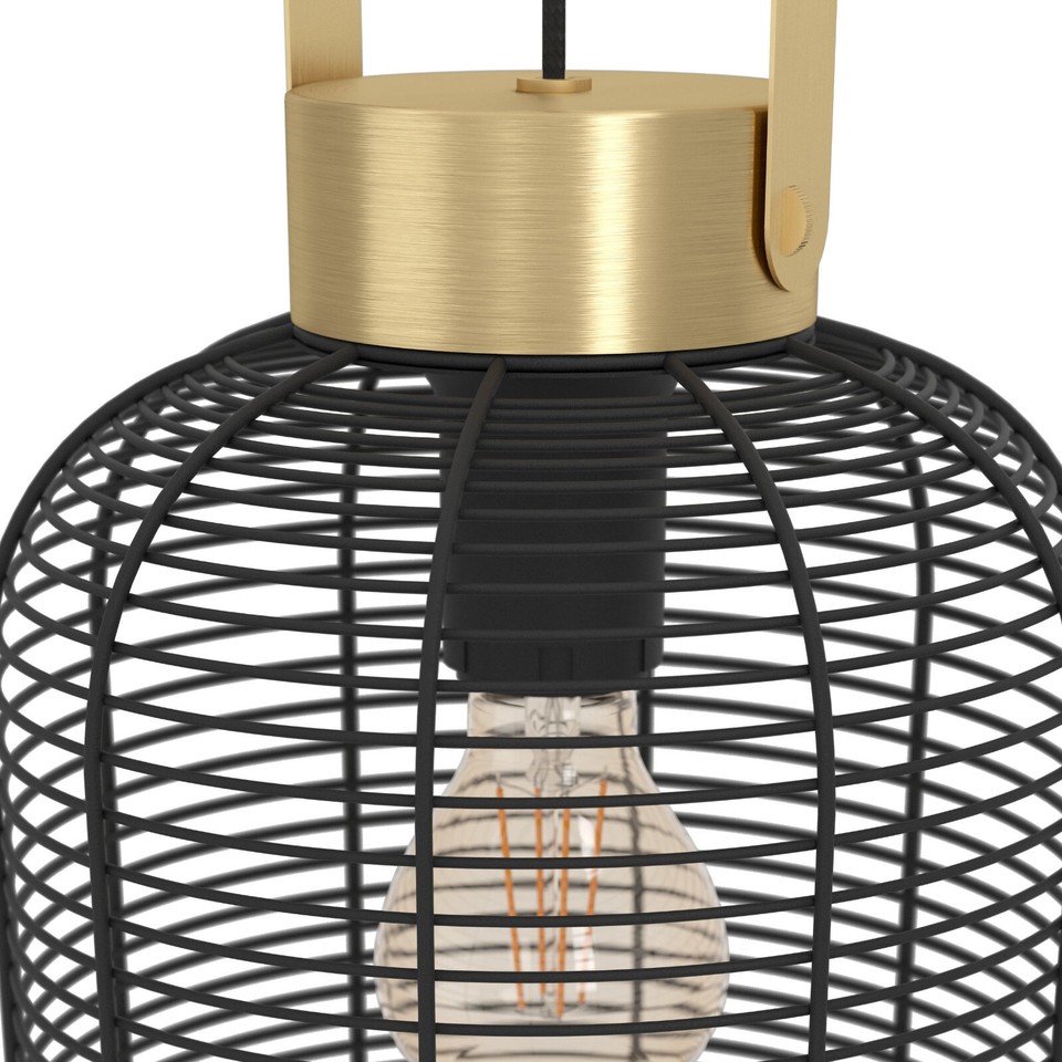 Modern Metal Black Suspension Chandelier with 1 Light GL1778 | eBay