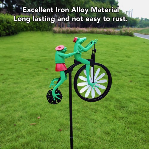 Wind Spinner Ornament Wide Application Windmill Garden Ornament For Yards - Picture 6 of 24