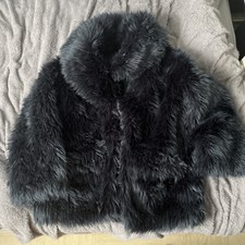 Miu Miu Faux Blue Fur