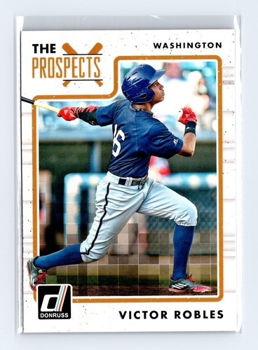 Victor Robles 2017 Donruss The Prospects #TP-3 Washington Nationals
