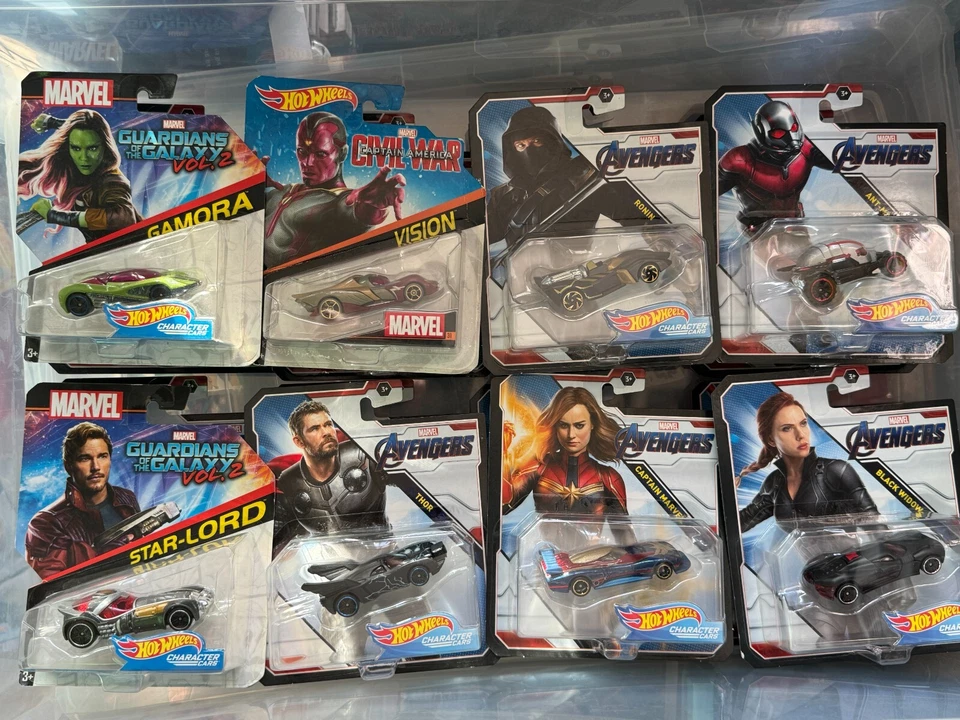 Hot Wheels Character Cars Marvel Collection Avengers Series Set of 48 - Image 2 of 4