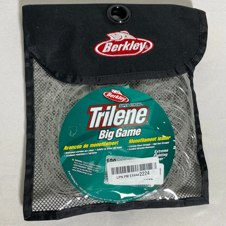Berkley Trilene Big Game 100LB Monofilament Leader Fishing Line NEW - Image 2 of 4