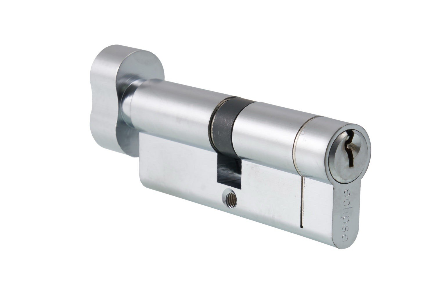 Eclipse Euro Cylinder Thumb Turn 80mm Lock Satin Chrome Plated 70402