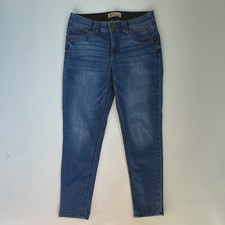 Democracy Women s Jeans Size 10 Ab Technology Ankle Blue Stretch Tummy Control
