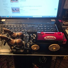 Vintage, ERTL,True Value Hardware Die Cast Horse  Fuel Tanker Wagon Coin Bank