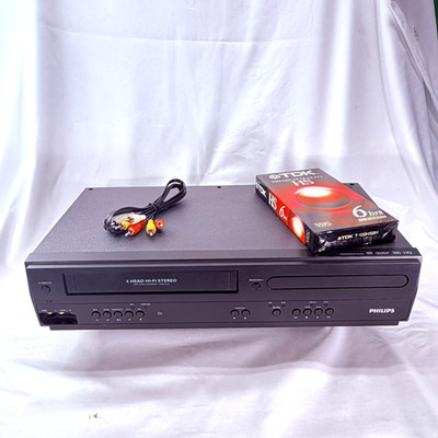Philips DVP3355V/F7 DVD VCR Combo Unit AV Cables No Remote