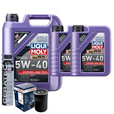 Motoröl 5W40 LIQUI MOLY Synthoil High Tech 7L+BOSCH Ölfilter +Cera Tec