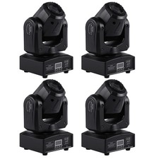 4pcs 120W Gobo RGBW LED Moving Head Light DJ Beam Stage Spot Lighting DJ Disco