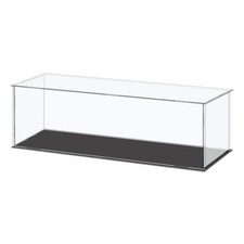 Acrylic Display Case Plastic Box Cube Storage Box Showcase 36x11x10.5cm