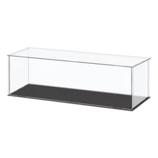 Acrylic Display Case Plastic Box Cube Storage Box Showcase 36x11x10.5cm