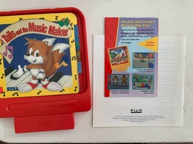 Tails and The Music Maker Game for Sega Pico Cartridge with Manual Insert