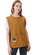 Waterproof Cobbler Apron for Women with Pockets Barber Smock Buckle Design Ha...