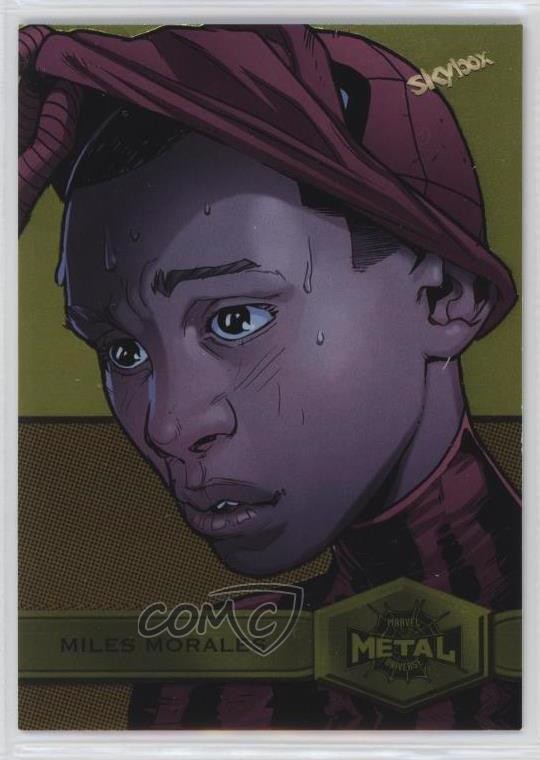 2022 Marvel Metal Universe Spider-Man Yellow Light FX Miles Morales #152 0x06
