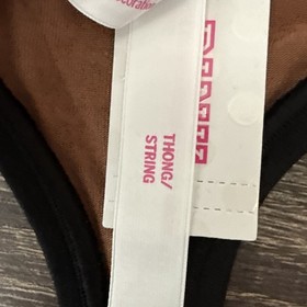 Pink By Victoria&rsquo;s Secret Medium Leopard Love, Pink Thong Panties
