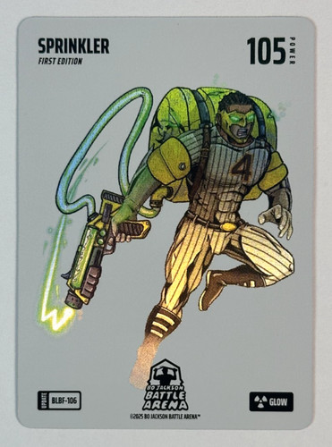 2025 Bo Jackson Battle Arena Sprinkler Luis Arraez 1st Edition Blizzard Glow SP