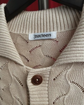 3Sixteen cotton/linen cardigan