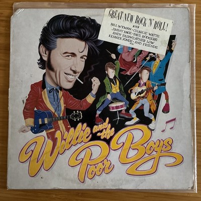 Willie and the Poor Boys - Bill Wyman Jimmy Page Paul Rodgers LP Vinyl 1985 VG+