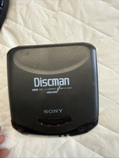 Vintage Sony Discman CD Player D-142CK Mega Bass Portable Walkman Player Only