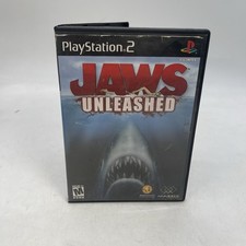 Jaws Unleashed (Sony PlayStation 2, 2006) PS2 Disc & Case TESTED WORKING