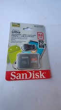 New SanDisk Ultra Plus 64GB Class 10 MicroSDXC Memory Card Adapter + USB 2.0 C7