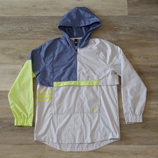 Adidas Women's Lightweight Hooded Pullover Rain Jacket CW0085 Size M