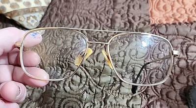 Luxoittca Carson 55/16 140 Gold Electroplated Frame Italy