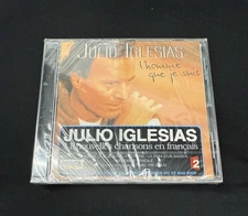 JULIO IGLESIAS L’HOMME QUE JE SUIS UN HOMME FRAGILE UNOPENED BRAND NEW CD 2005
