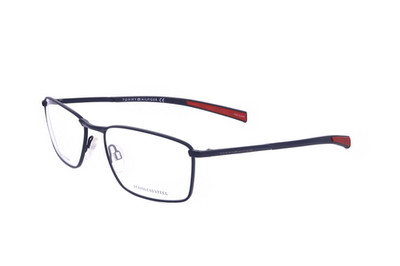 Tommy Hilfiger Men's 57 mm Matte Blue Opticals TH1783-FLL-57