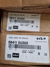 DISCOS DE FRENO TRASEROS ORIGINALES NUEVOS KIA RIO 2012-17 X2 584110U300