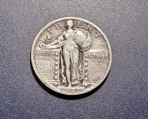 XF 1920-P Standing Liberty Quarter