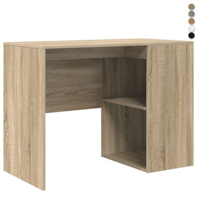 Modern Schreibtisch mit Bücherregal Computertisch PC Bürotisch Arbeitstisch Neu