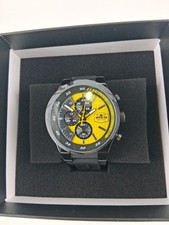  229 New Invicta Racing Men's Black Yellow 44mm Quartz Watch 48876 NIB