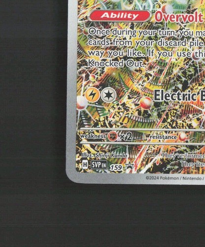 Magneton SVP 159 Escarlata y Violeta Arte Completo Estrella Negra Promo Holo Tarjeta Pokémon Casi Nueva - Imagen 5 de 10