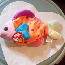 Ty Beanie Babies Original Lips the Fish Retired Plush 1996