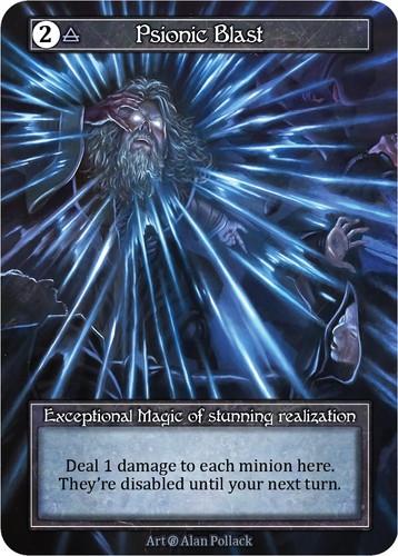 Psionic Blast (Foil) - NM - Sorcery Contested Realm Beta