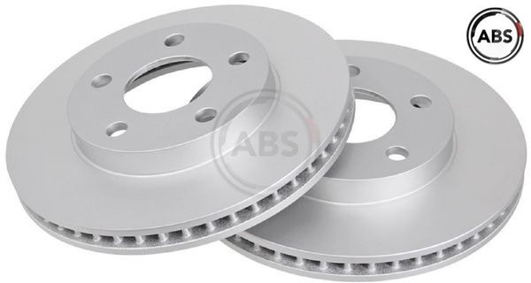 2X Bremsscheibe A.B.S. 17255 2 Bremsscheiben Vorderachse Vorne FüR Chevrolet-image