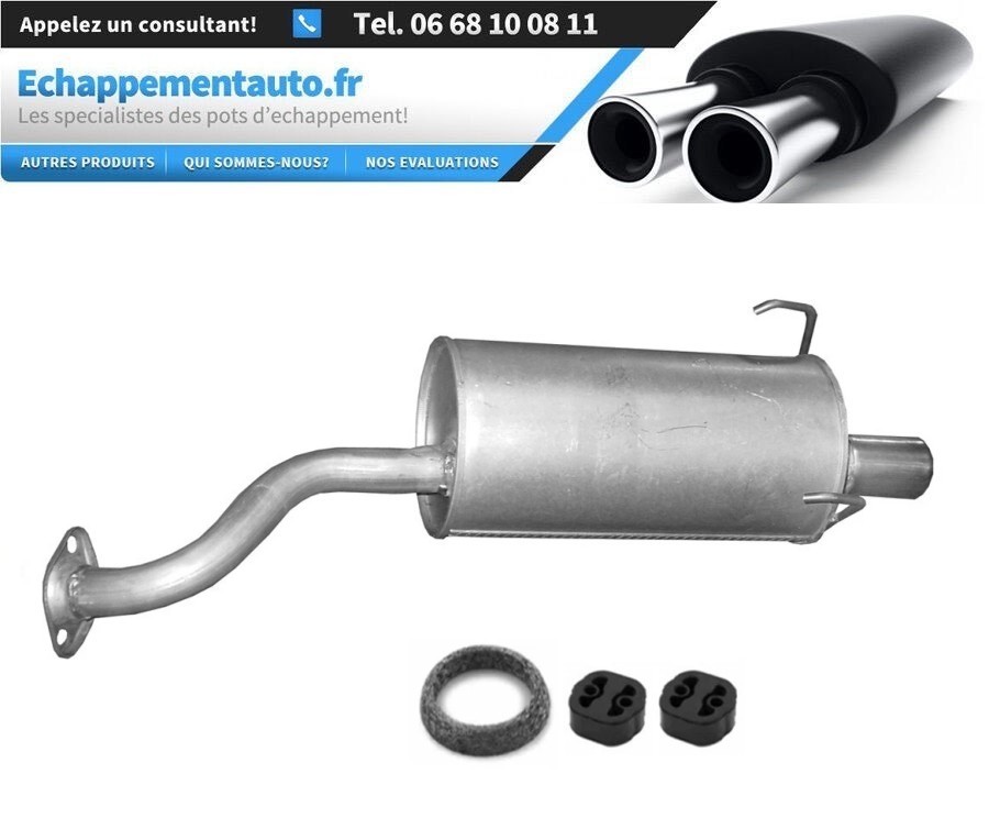 Échappement Honda CR-V 2.0 16V pour supprimer le bruit de friture et les fuites sous le châssis