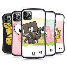 HEAD CASE DESIGNS CUTE FACE ANIMALS HYBRID CASE FOR APPLE iPHONES PHONES