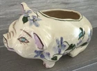 Vintage Pottery Pig Planter Early Pennsylvania Artware Cactus Pig 1945