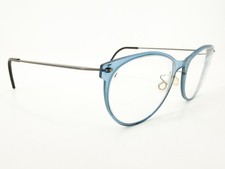 Lindberg 6520 NOW Eyeglasses FRAMES C08 Blue 10 Gray 52 17-140 Titanium L772