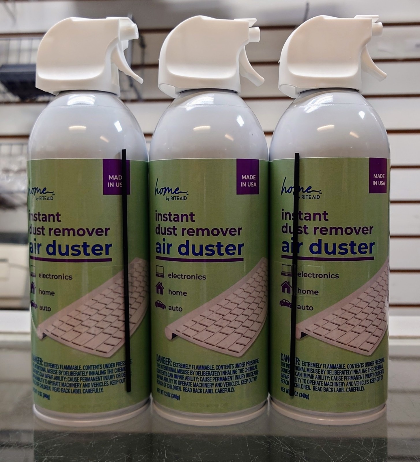 AIR DUSTER XL 12oz &ndash; Home by Rite AID Spray Cleaner Electr