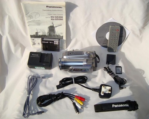 Panasonic NV-GS280EB, PAL, O.I.S, 3CCD, 3.1 Mpixel, DV-in,DV capture via USB,VGC - Picture 2 of 8