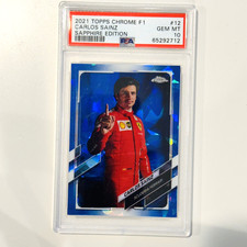 2020 Topps Chrome Sapphire Edition Formula 1 Racing Cards Checklist & Odds 20