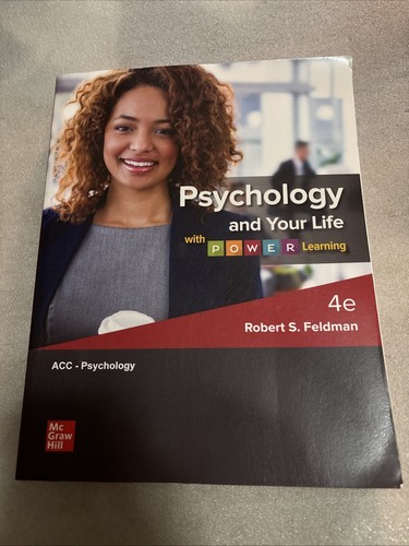 Psychology and Your Life with P. O. W. E. R Learning - Feldman (2023) Paperback - 第 1/3 張圖片