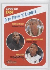 2000-01 Topps Heritage Reggie Miller Darrell Armstrong Ray Allen #141 HOF 4k8