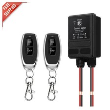 12V Wireless Relay Switch - 30A Remote Control with 328FT Waterproof Range