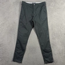 Birddogs Pants Mens 32x32 Black Slim Fit Stretch Unlined Athleisure Lightweight