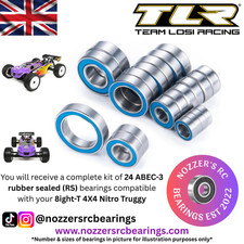 Losi 8ight-T 4X4 Nitro Truggy Complete Bearing Kit
